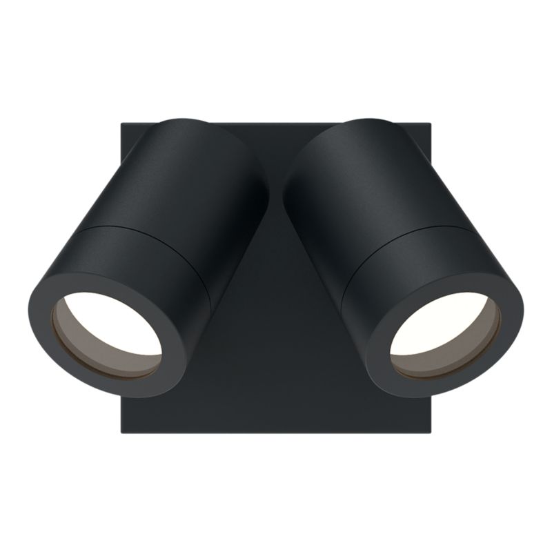 Vægarmatur Tongoa 2xGU10 Sort 160 mm