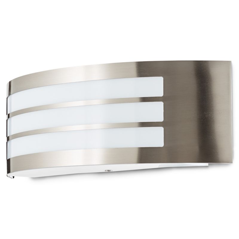 Væglampe Valcourt 1x40 W E27 Rustfrit Stål