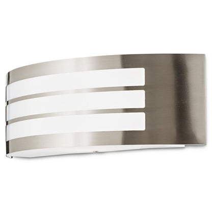 Væglampe Valcourt 1x40 W E27 Rustfrit Stål