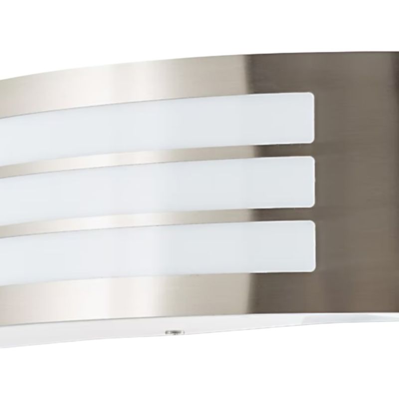Væglampe Valcourt 1x40 W E27 Rustfrit Stål