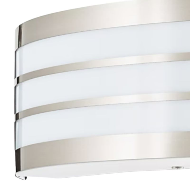 Væglampe Valcourt 1x40 W E27 Rustfrit Stål