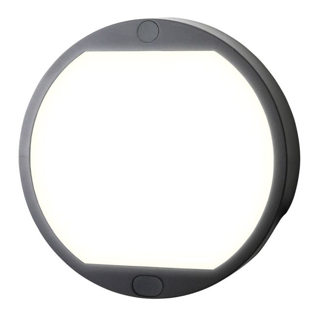 LED-væglampe 420 lm 3000 K Sort