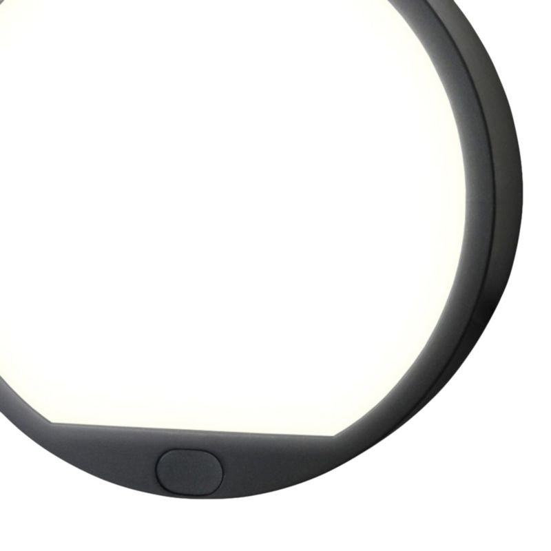 LED-væglampe 420 lm 3000 K Sort