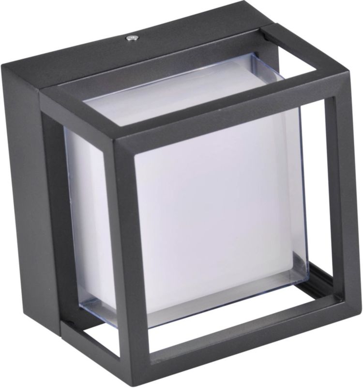 LED-væglampe Kansas 4000 K 1200 lm IP44 Sort