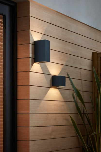 LED-væglampe Katsura 712 lm Mørkegrå