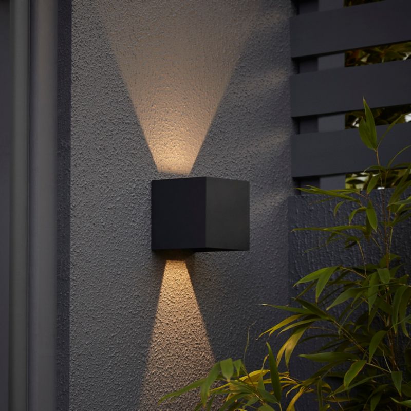 LED Havevægarmatur Katsura 814 lm Mørkegrå