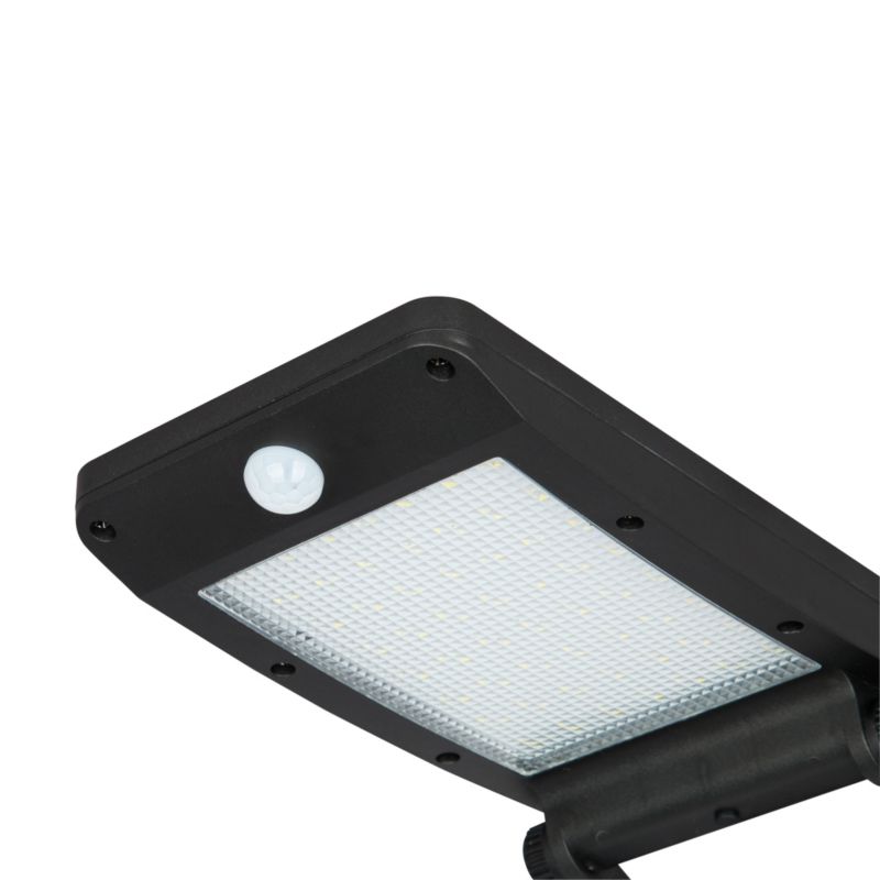 Solarlampe Barm med Bevægelsessensor Sort 51x110x360 mm