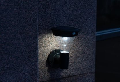 Solarlampe Markook 19x19x24 cm Sort IP44