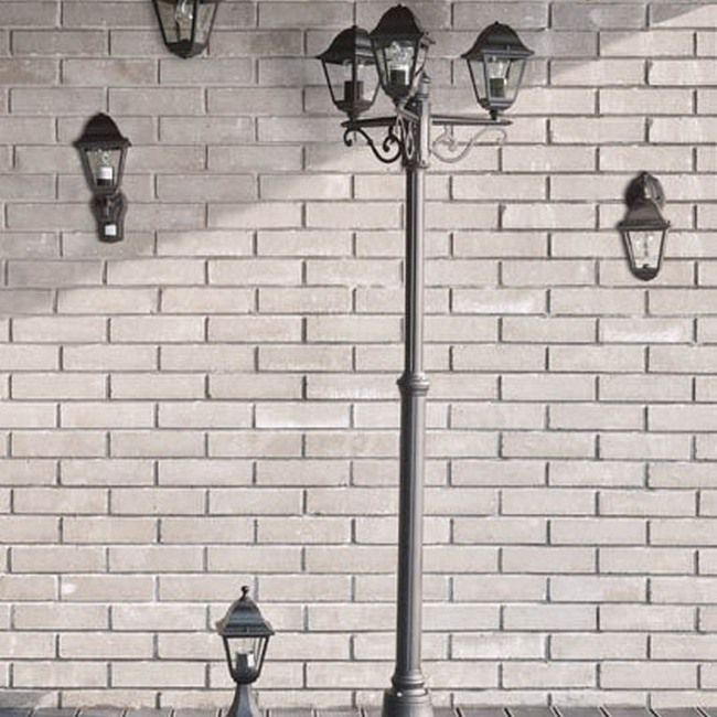 Væglampe Varennes med Bevægelsessensor 1 x 60 W E27 Sort