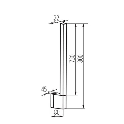 Væglampe Yalte 10 W 4000 K IP54 Sort