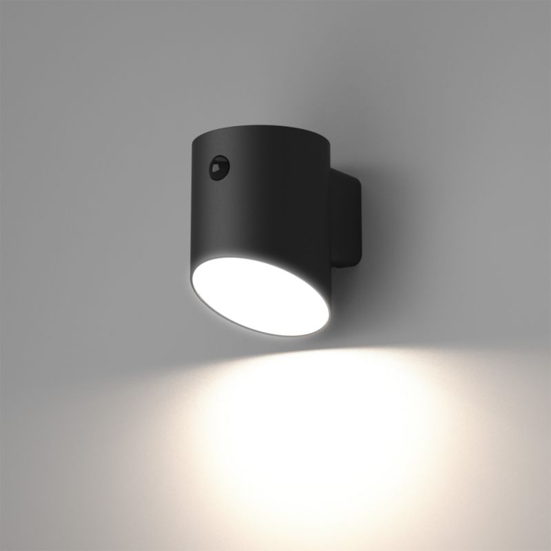Solarlampe 240 lm 5000 K IP44 med Bevægelsessensor Sort