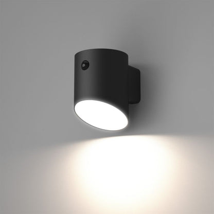 Solarlampe 240 lm 5000 K IP44 med Bevægelsessensor Sort