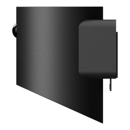 Solarlampe 240 lm 5000 K IP44 med Bevægelsessensor Sort