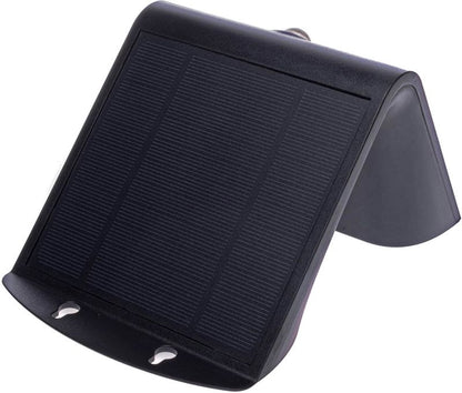 Solcelle Væglampe Butterfly 400 lm Sort