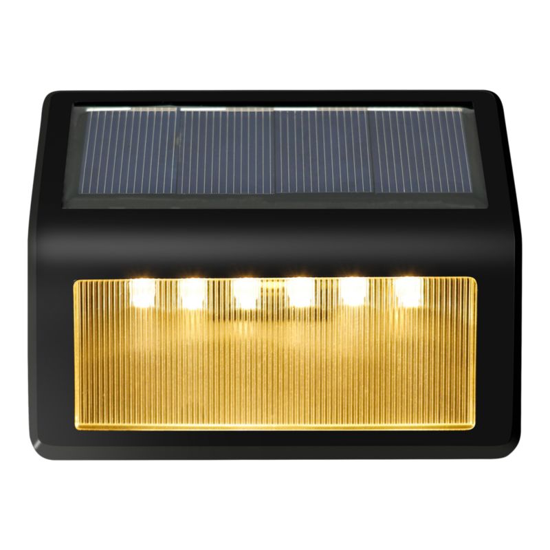 Solarlampe Fence 3000 K IP44 Sort