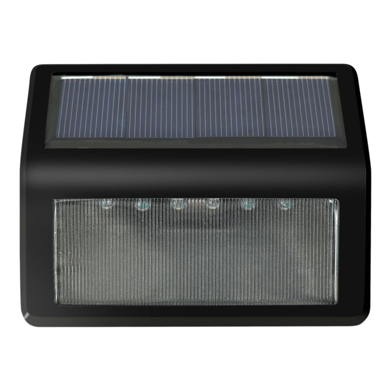 Solarlampe Fence 3000 K IP44 Sort
