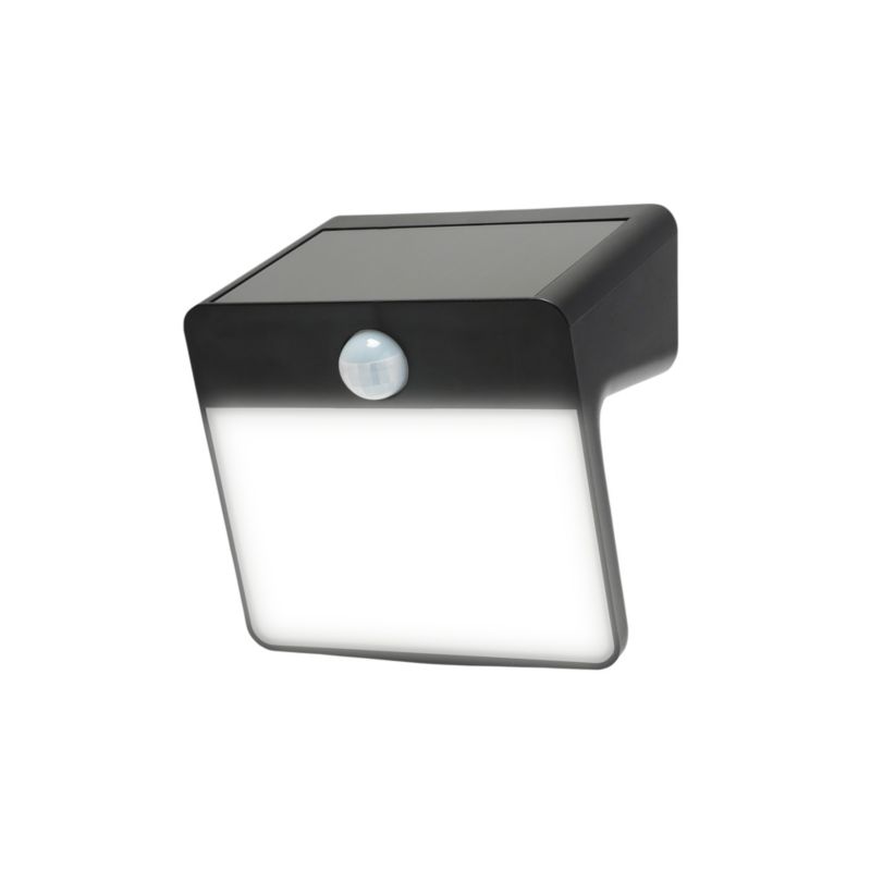 Solarlampe Summerside med Bevægelsessensor Sort