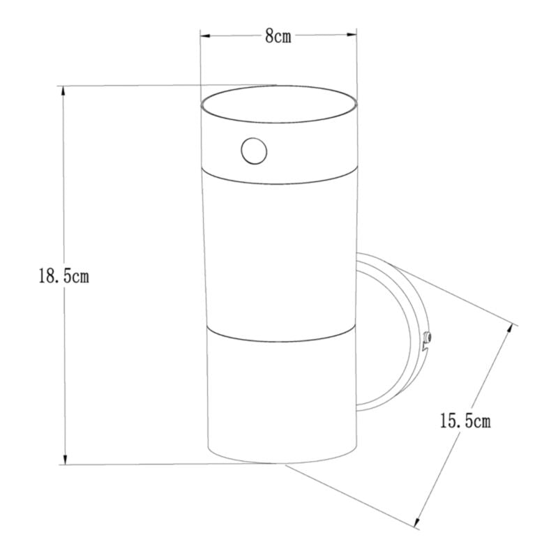 Solarklinket Hollis 240 lm 4000 K IP44 med Bevægelsessensor Sort