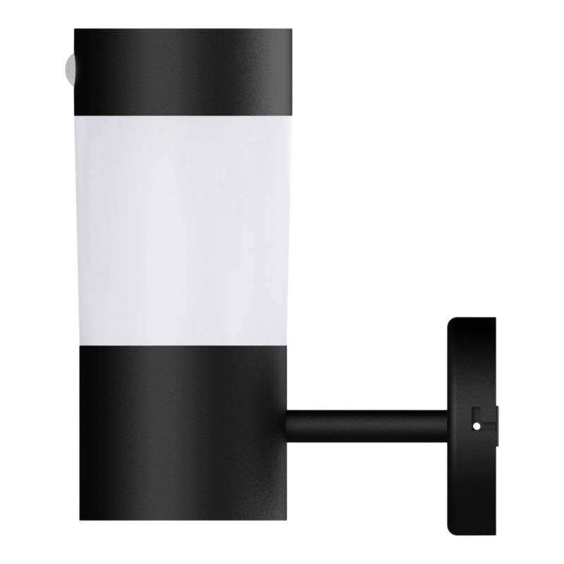Solarklinket Hollis 240 lm 4000 K IP44 med Bevægelsessensor Sort