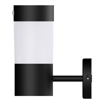 Solarklinket Hollis 240 lm 4000 K IP44 med Bevægelsessensor Sort