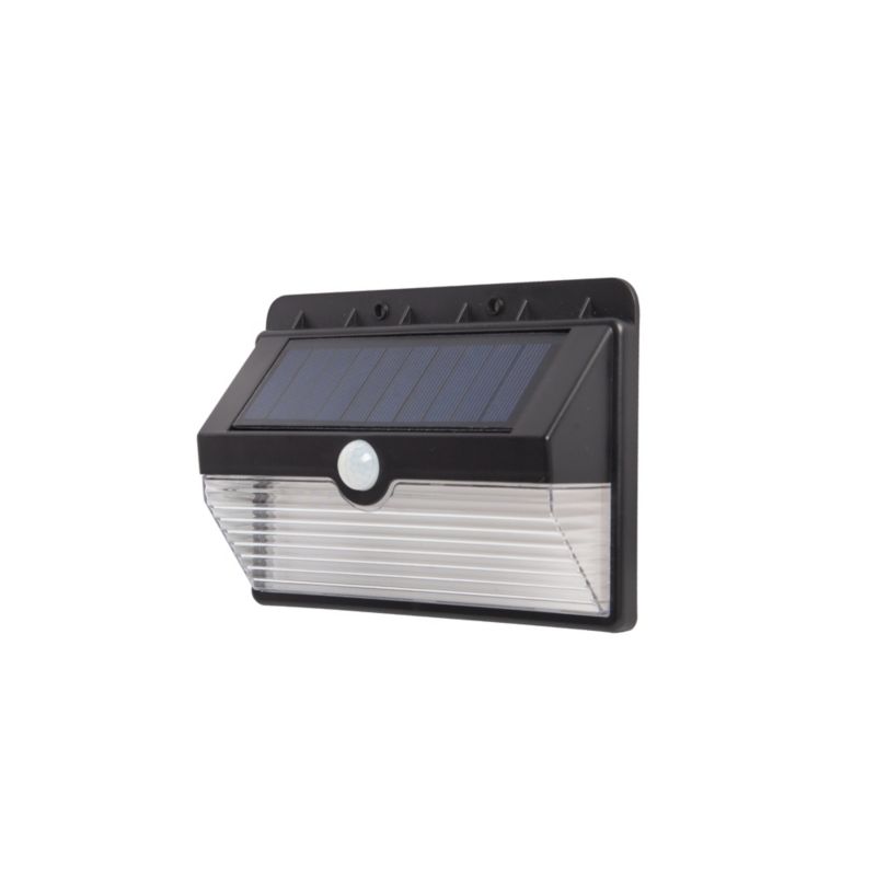 Solarlampe Mesnil med Bevægelsessensor 100 lm Sort