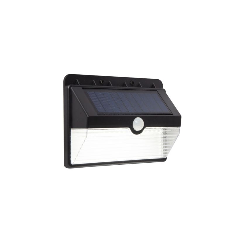 Solarlampe Mesnil med Bevægelsessensor 100 lm Sort