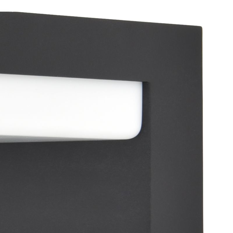Solarklink Woodruff 600 lm 5000 K med Bevægelsessensor Sort