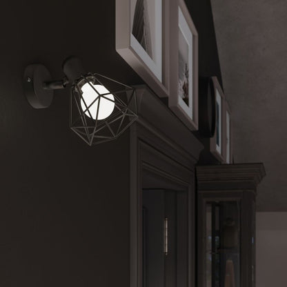 Sollux Lighting ARTEMIS 1S væglampe i sort, 1 stk.