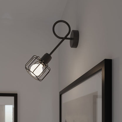 Sollux Lighting BELUCI 1S væglampe i sort, 1 stk.