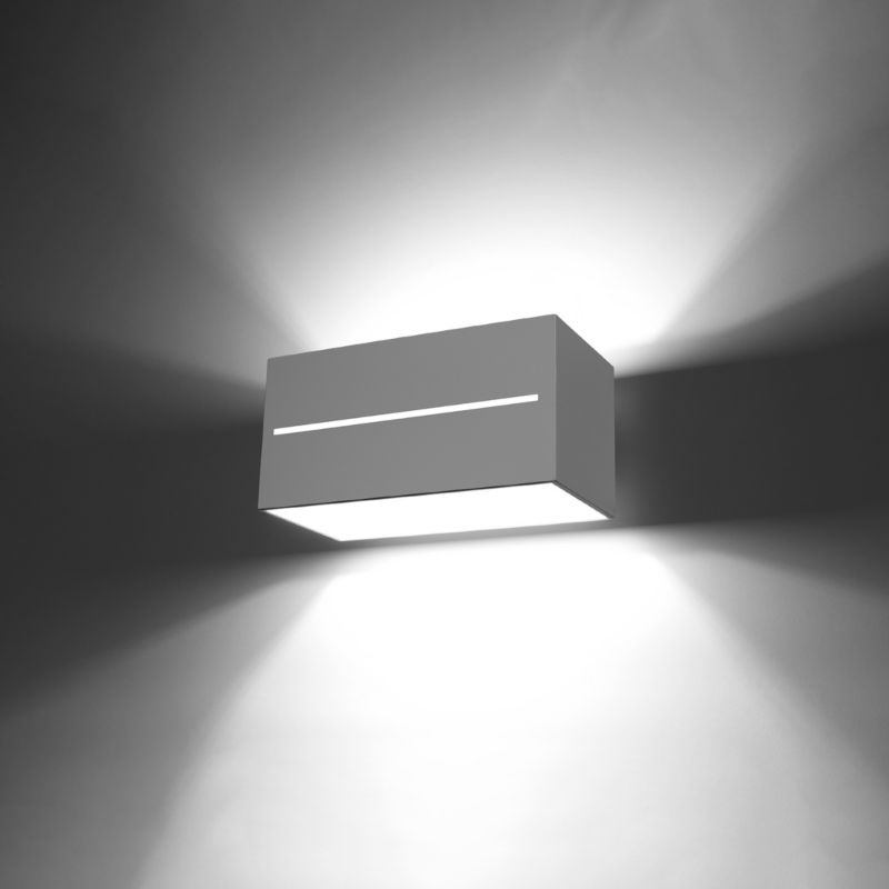 Væglampe Sollux Lighting LOBO MAXI hvid 1 stk.