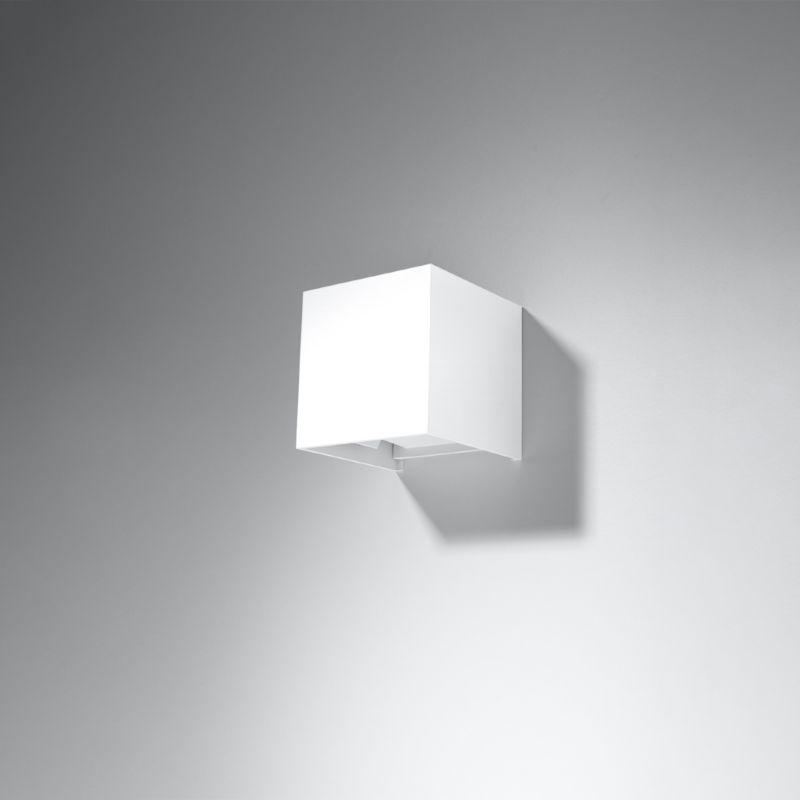 Sollux Lighting LUCA væglampe hvid LED IP54 1 stk.