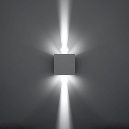Sollux Lighting LUCA væglampe hvid LED IP54 1 stk.