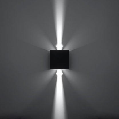 Sollux Lighting LUCA sort LED væglampe IP54 1 stk.