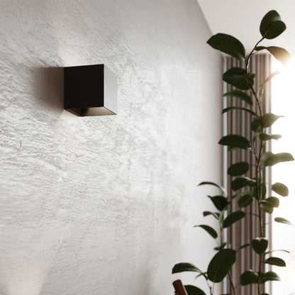 Sollux Lighting LUCA sort LED væglampe IP54 1 stk.