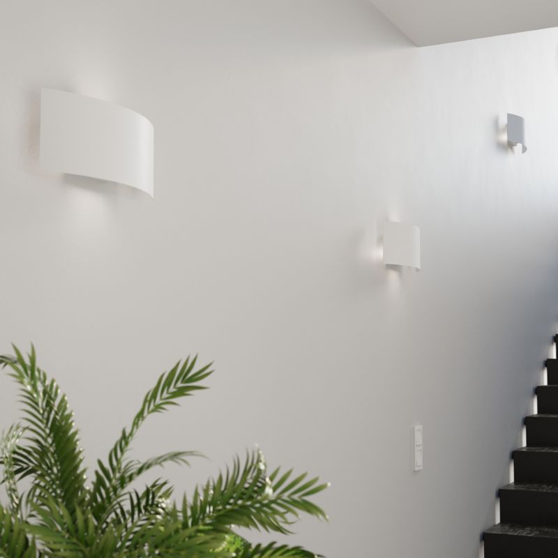 Væglampe Sollux Lighting MAGNUS hvid 1 stk.