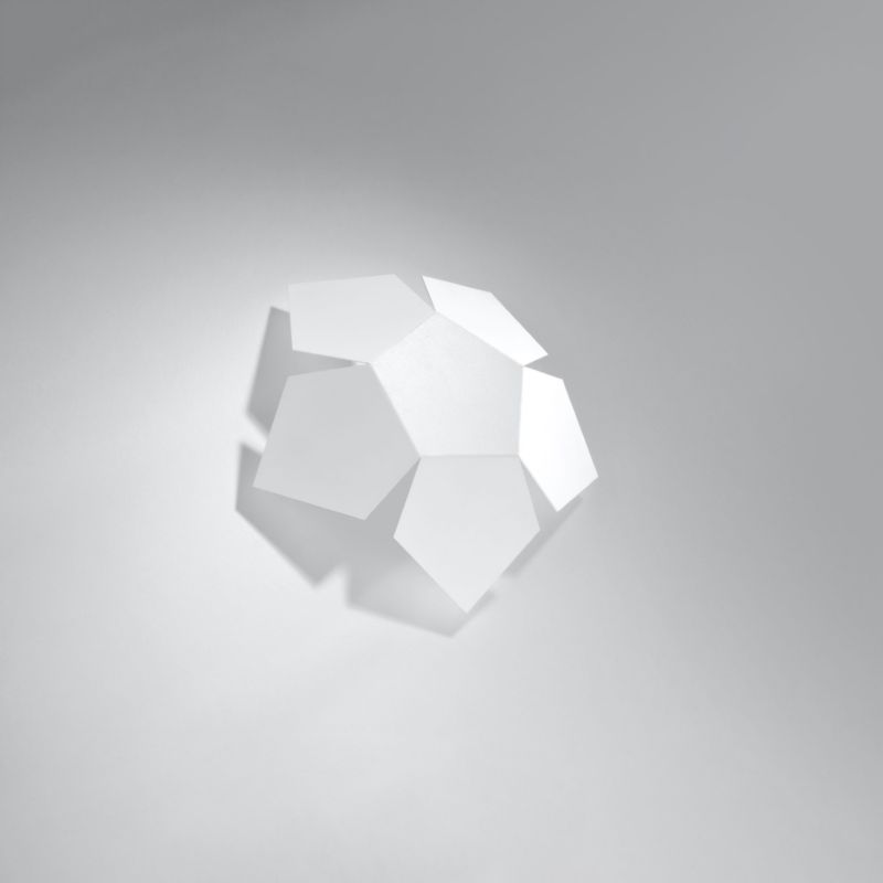 Sollux Lighting PENTA væglampe i hvid, 1 stk.