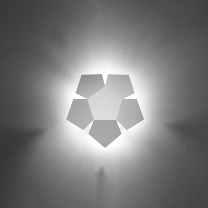 Sollux Lighting PENTA væglampe i hvid, 1 stk.