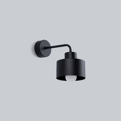 Sollux Lighting SAVAR 1 sort væglampe, 1 stk.