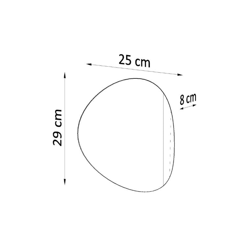 Væglampe Sollux Lighting SENSES hvid 1 stk.