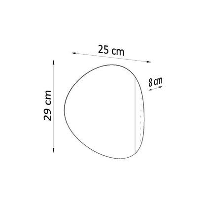 Væglampe Sollux Lighting SENSES hvid 1 stk.