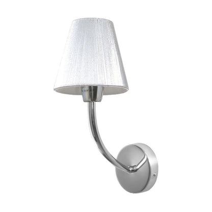 Væglampe SPOT Light 1xE14 Max. 40W med kromkomposition og sølvfarvet lampeskærm, polsk producent, 1 stk.