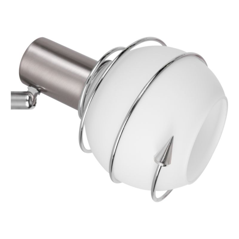 Væglampe SPOT Light 1xE14 Max. 40W Satin- og hvidglasdesign, polsk producent, 1 stk.