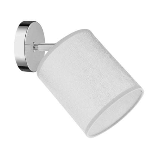Væglampe SPOT Light 1xE27 Max. 25W Elegant Kombination af Krom og Sølvfarvet Skærm, Polsk Producent, 1 stk.