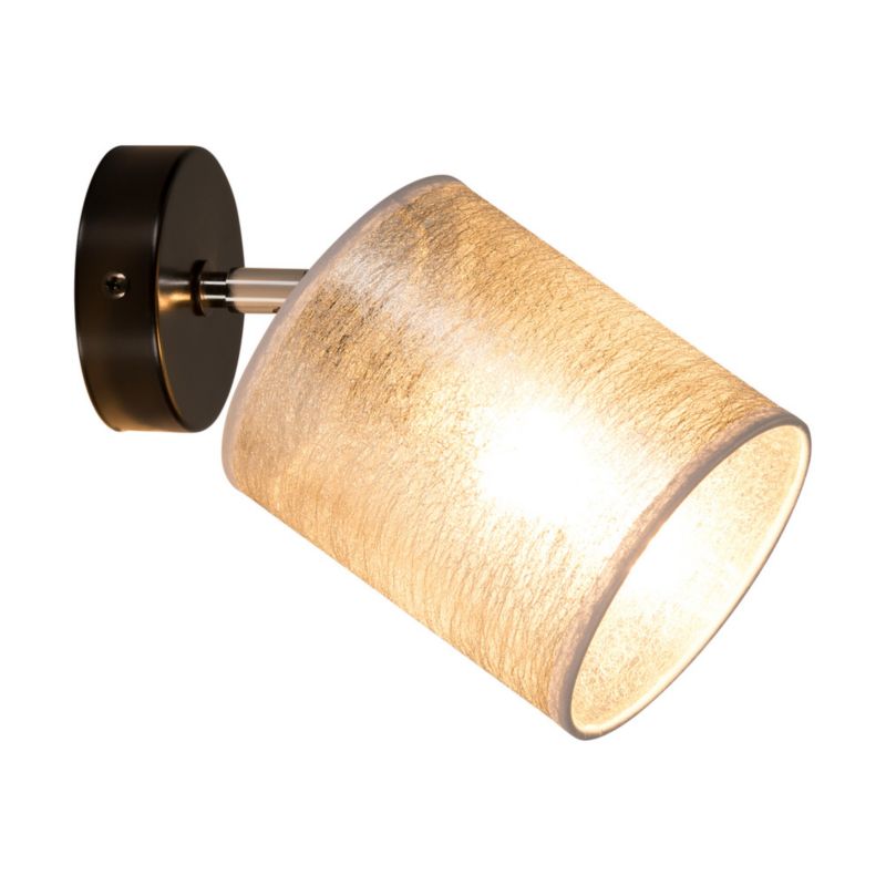 Væglampe SPOT Light 1xE27 Max. 25W Elegant Kombination af Sort og Sølvskærm, Polsk Producent, 1 stk.