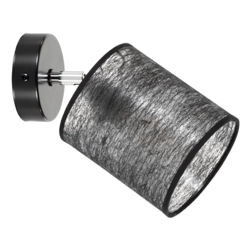 Væglampe SPOT Light 1xE27 Max.25W Elegant kombination af sort med sort lampeskærm, polsk producent, 1 stk.