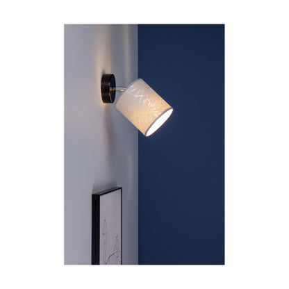 Væglampe SPOT Light 1xE27 Max. 25W Klassisk Kombination af Sort og Beige Skærm, Polsk Producent, 1 stk.