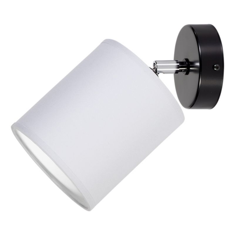 Væglampe SPOT Light 1xE27 Max.25W Klassisk Kombination af Sort med Grå Lampeskærm, Polsk Producent, 1 stk.
