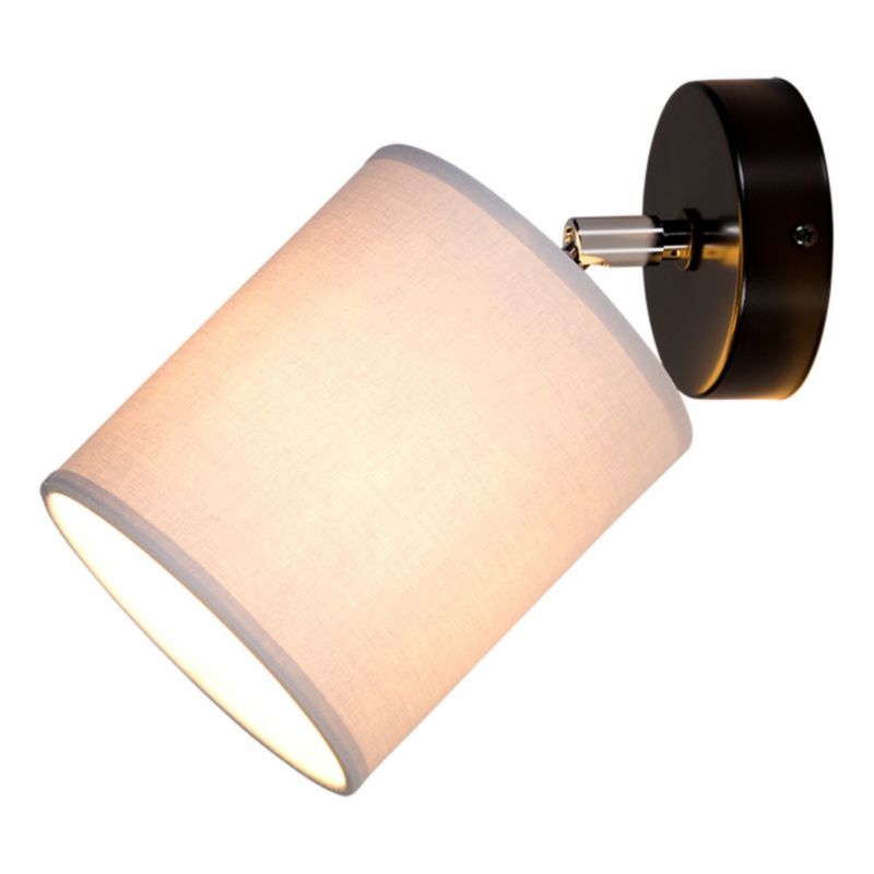 Væglampe SPOT Light 1xE27 Max.25W Klassisk Kombination af Sort med Grå Lampeskærm, Polsk Producent, 1 stk.