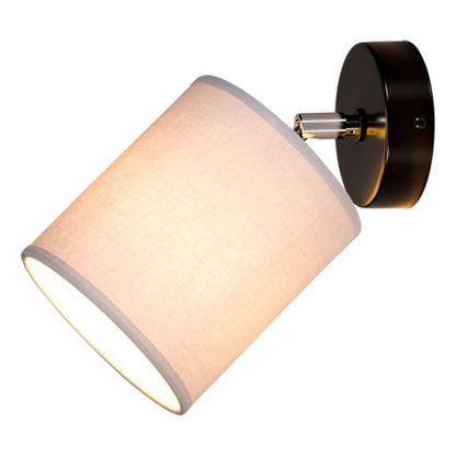 Væglampe SPOT Light 1xE27 Max.25W Klassisk Kombination af Sort med Grå Lampeskærm, Polsk Producent, 1 stk.