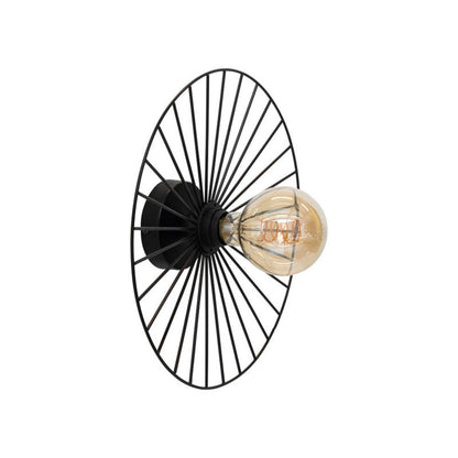 Væglampe SPOT Light 1xE27 Max. 25W Subtil Sort med Sort Skærm, Polsk Producent, 1 stk.